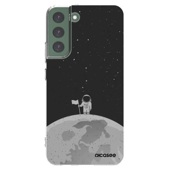 Picasee silikonowe przeźroczyste etui na Samsung Galaxy S22+ 5G - Astronaut