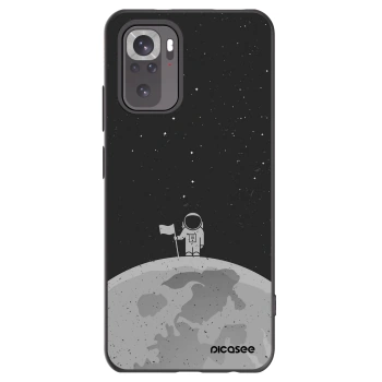 Picasee silikonowe czarne etui na Xiaomi Redmi Note 11S 4G - Astronaut