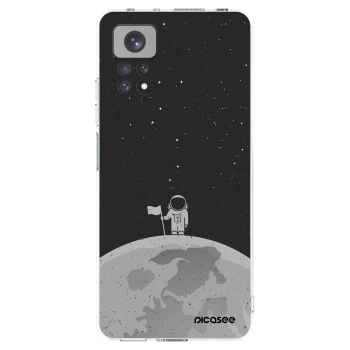 Picasee silikonowe przeźroczyste etui na Xiaomi Redmi Note 11S 4G - Astronaut