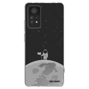 Picasee silikonowe przeźroczyste etui na Xiaomi Redmi Note 11 Pro 5G - Astronaut