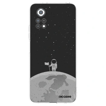 Picasee silikonowe przeźroczyste etui na Xiaomi Poco X4 Pro 5G - Astronaut