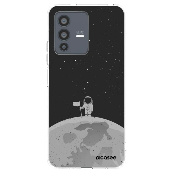 Picasee silikonowe przeźroczyste etui na Vivo V23 5G - Astronaut