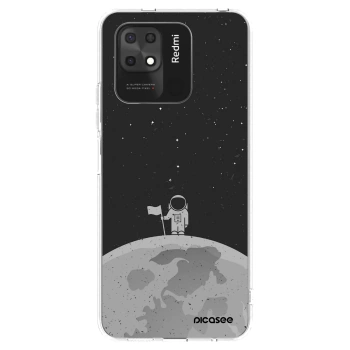 Picasee silikonowe przeźroczyste etui na Xiaomi Redmi 10C - Astronaut