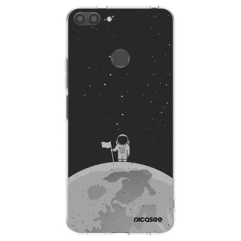 Picasee silikonowe przeźroczyste etui na Huawei P Smart - Astronaut
