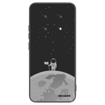 Picasee silikonowe czarne etui na Honor Magic4 Lite 5G - Astronaut