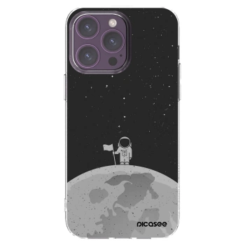 Picasee silikonowe przeźroczyste etui na Apple iPhone 14 Pro Max - Astronaut