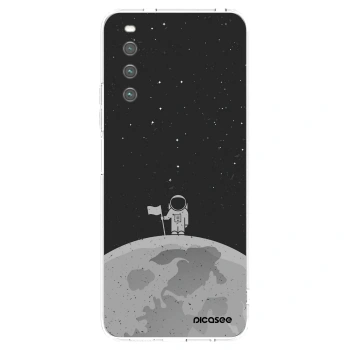 Picasee silikonowe przeźroczyste etui na Sony Xperia 10 IV 5G - Astronaut