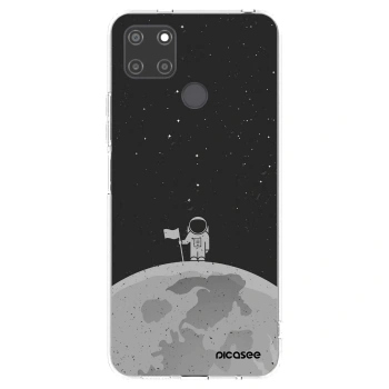 Picasee silikonowe przeźroczyste etui na Realme C21Y - Astronaut