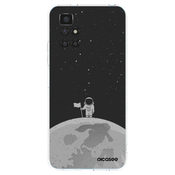 Picasee silikonowe przeźroczyste etui na Xiaomi Redmi 10 (2022) - Astronaut