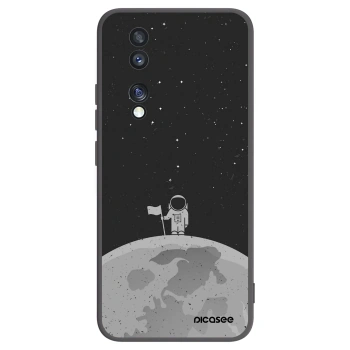 Picasee silikonowe czarne etui na Honor 70 - Astronaut