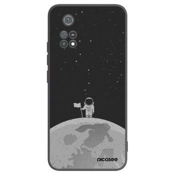 Picasee silikonowe czarne etui na Xiaomi Poco M4 Pro - Astronaut
