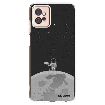Picasee silikonowe przeźroczyste etui na Motorola Moto G32 - Astronaut