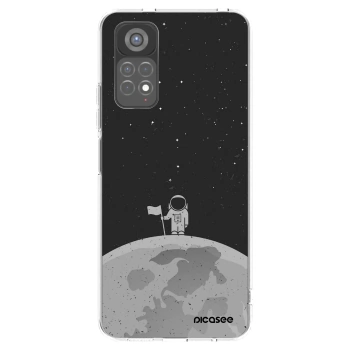Picasee silikonowe przeźroczyste etui na Xiaomi Redmi Note 11S 5G - Astronaut