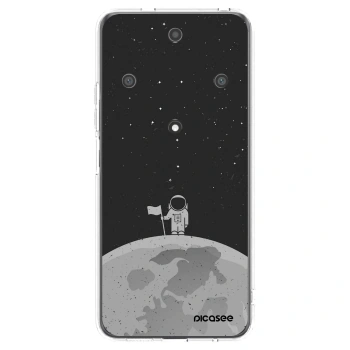 Picasee silikonowe przeźroczyste etui na Honor Magic5 Lite 5G - Astronaut
