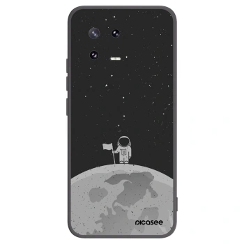 Picasee silikonowe czarne etui na Xiaomi 13 Pro - Astronaut