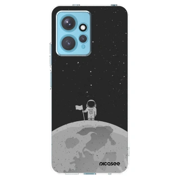 Picasee silikonowe przeźroczyste etui na Xiaomi Redmi Note 12 4G - Astronaut
