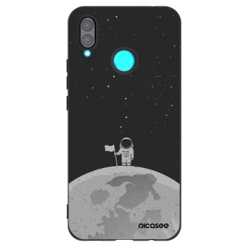 Picasee silikonowe czarne etui na Huawei Nova 3 - Astronaut