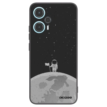 Picasee silikonowe czarne etui na Xiaomi Poco F5 - Astronaut