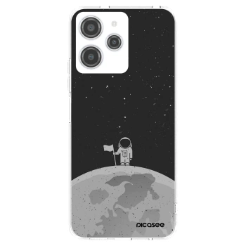 Picasee silikonowe przeźroczyste etui na Xiaomi Redmi 12 4G - Astronaut
