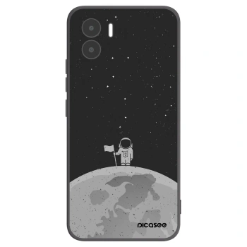 Picasee silikonowe czarne etui na Xiaomi Redmi A2 - Astronaut