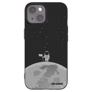Picasee silikonowe czarne etui na Apple iPhone 15 - Astronaut