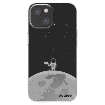 Picasee silikonowe przeźroczyste etui na Apple iPhone 15 - Astronaut