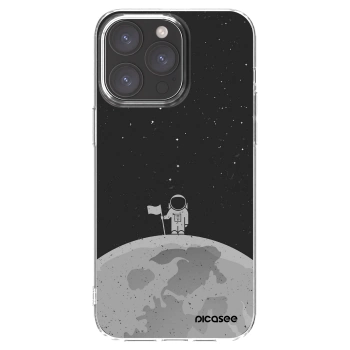 Picasee silikonowe przeźroczyste etui na Apple iPhone 15 Pro Max - Astronaut