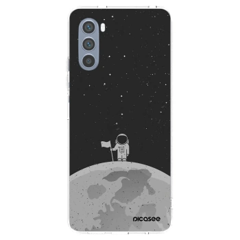 Picasee silikonowe przeźroczyste etui na Motorola Moto G62 - Astronaut
