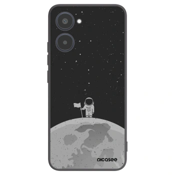 Picasee silikonowe czarne etui na Realme 10 4G - Astronaut