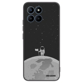 Picasee silikonowe czarne etui na Honor 70 Lite - Astronaut