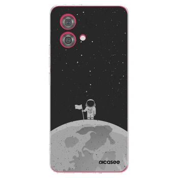 Picasee silikonowe przeźroczyste etui na Motorola Moto G84 5G - Astronaut