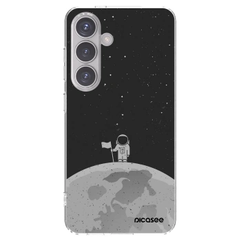 Picasee silikonowe przeźroczyste etui na Samsung Galaxy S24 S921B 5G - Astronaut