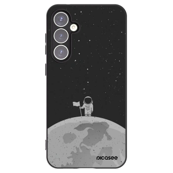 Picasee silikonowe czarne etui na Samsung Galaxy S23 FE S711B - Astronaut
