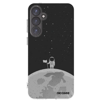 Picasee silikonowe przeźroczyste etui na Samsung Galaxy S23 FE S711B - Astronaut