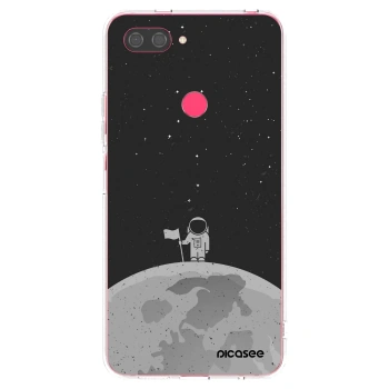 Picasee silikonowe przeźroczyste etui na Xiaomi Mi 8 Lite - Astronaut