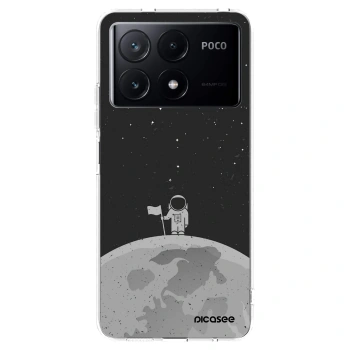 Picasee silikonowe przeźroczyste etui na Xiaomi Poco X6 Pro - Astronaut