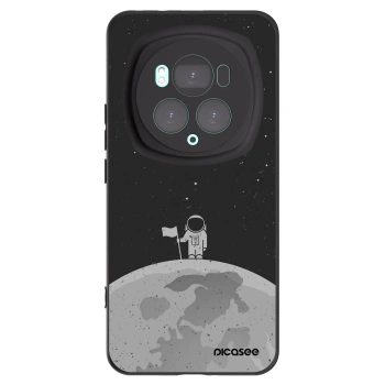 Picasee silikonowe czarne etui na Honor Magic6 Pro - Astronaut