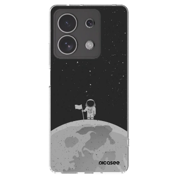 Picasee silikonowe przeźroczyste etui na Xiaomi Redmi Note 13 4G - Astronaut