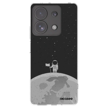 Picasee silikonowe przeźroczyste etui na Xiaomi Redmi Note 13 Pro 4G - Astronaut