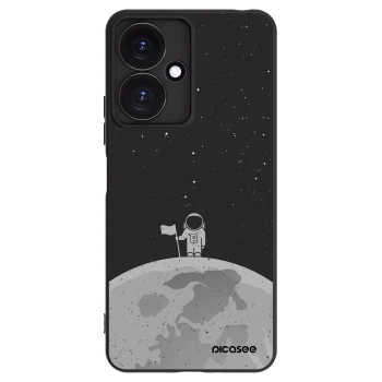 Picasee silikonowe czarne etui na Xiaomi Redmi 13C 5G - Astronaut