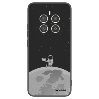 Picasee silikonowe czarne etui na Realme 12 Pro 5G - Astronaut