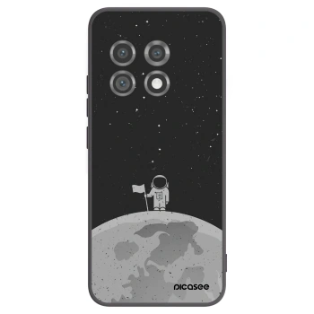 Picasee silikonowe czarne etui na OnePlus 11 5G - Astronaut