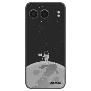 Picasee silikonowe czarne etui na OnePlus Nord 4 - Astronaut