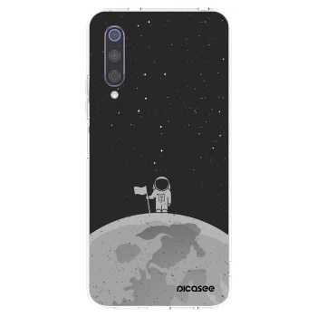 Picasee silikonowe przeźroczyste etui na Xiaomi Mi 9 - Astronaut