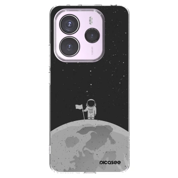 Picasee silikonowe przeźroczyste etui na Xiaomi Redmi Note 14 5G - Astronaut