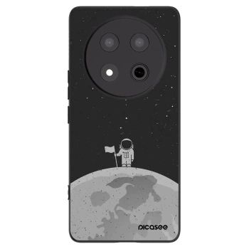 Picasee silikonowe czarne etui na Honor Magic7 Lite 5G - Astronaut