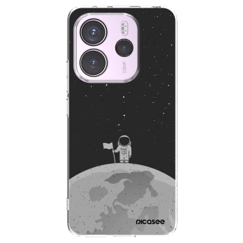 Picasee silikonowe przeźroczyste etui na Xiaomi Redmi Note 14 4G - Astronaut