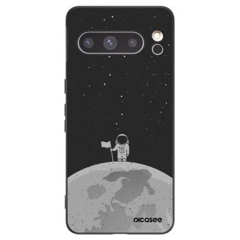 Picasee silikonowe czarne etui na Google Pixel 8 Pro - Astronaut