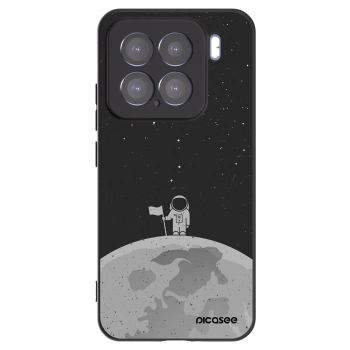 Picasee silikonowe czarne etui na Xiaomi 15 - Astronaut