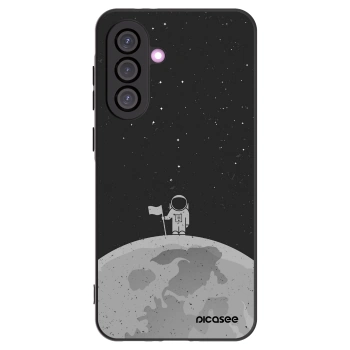 Picasee silikonowe czarne etui na Samsung Galaxy A36 5G - Astronaut